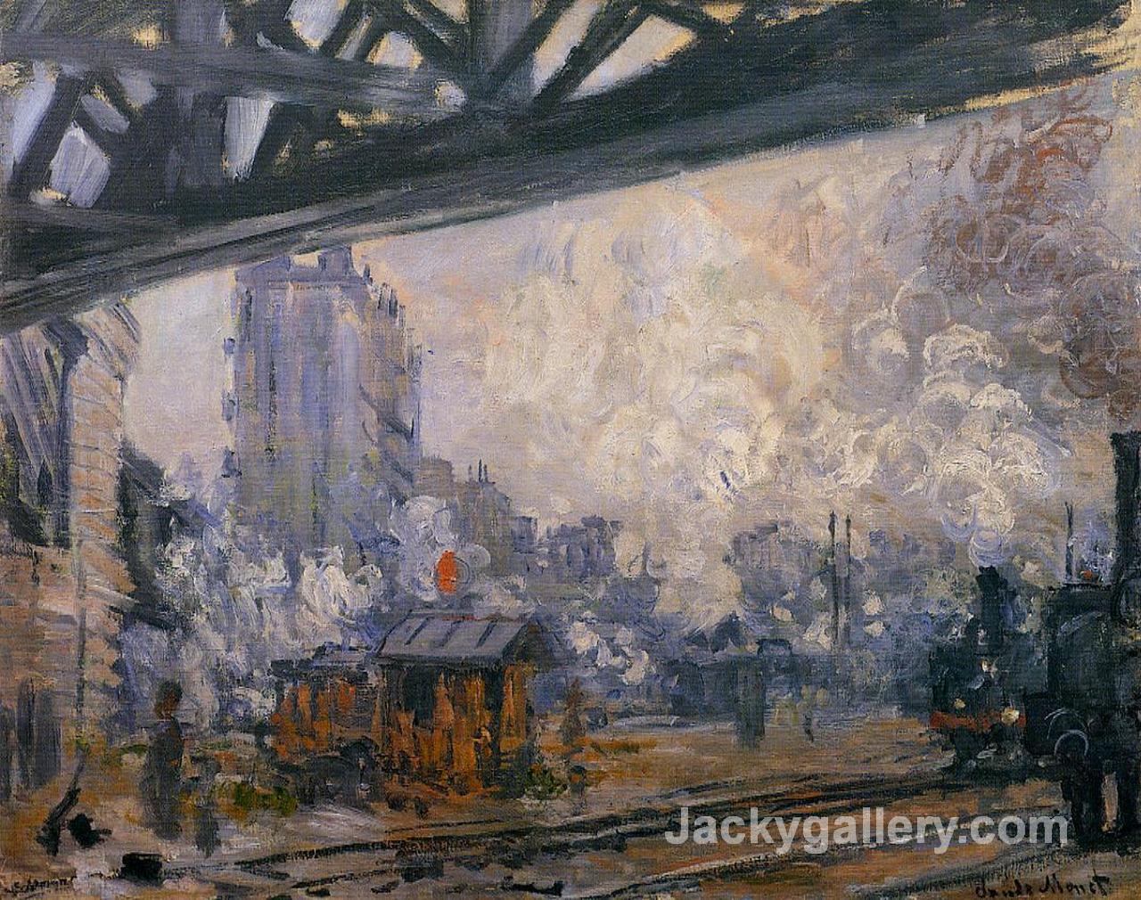 Saint-Lazare Station, Exterior View by Claude Monet paintings reproduction